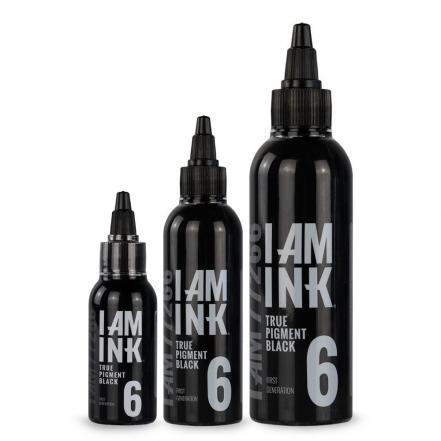 I AM INK Tattoofarbe 6 True Pigment Black