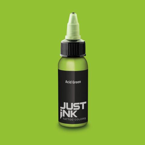 Just Ink Acid Green 30 ml Tätowierfarbe