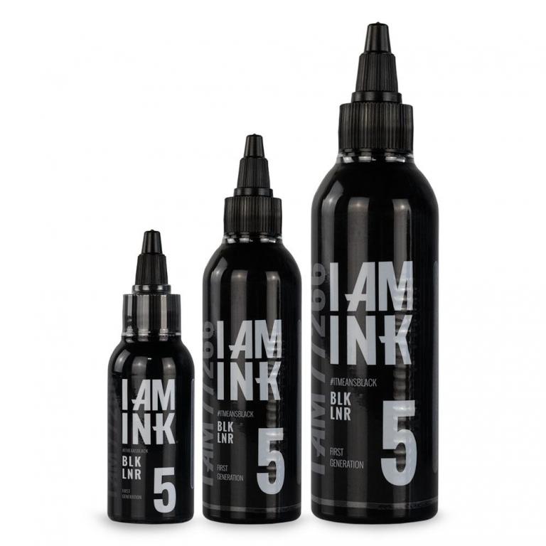 I AM INK-5 Blk Lnr - 50ml Tattoofarben